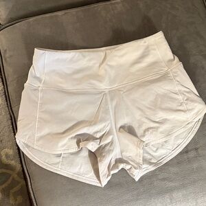 lululemon athletica White Athletic Shorts